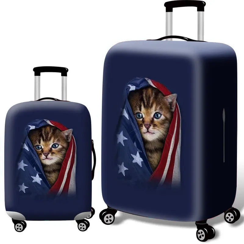 Housse Valise Polyester Résistante CATRUX Flag Cat-L