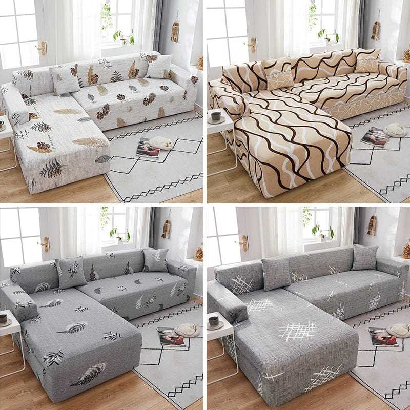 Housse canapé d'angle SOFAHOUSE, couverture entière pour canapé Housse De France