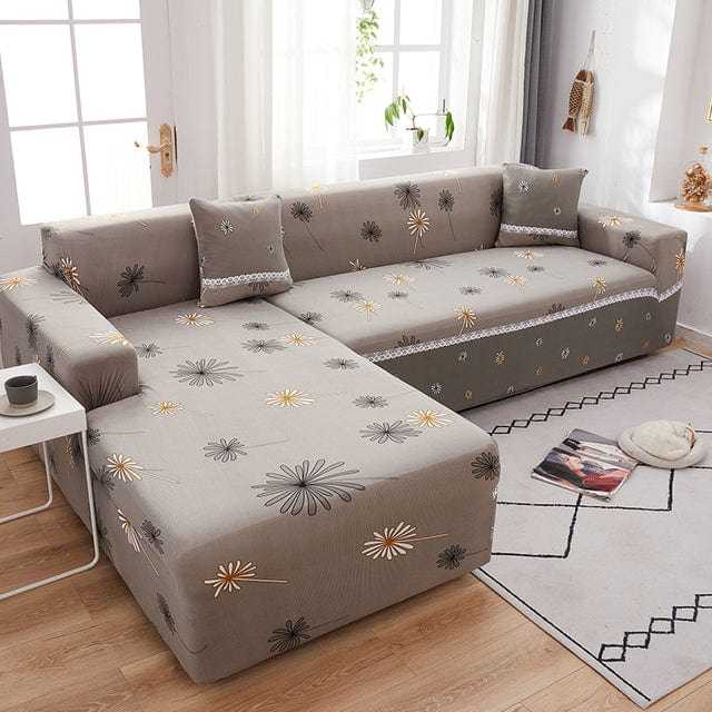Housse canapé d'angle SOFAHOUSE, couverture entière pour canapé Housse De France