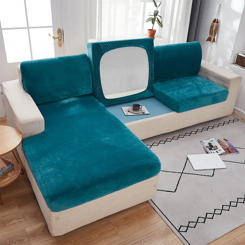 Housse canapé en peluche pour assise et siège VOGUE Housse de France