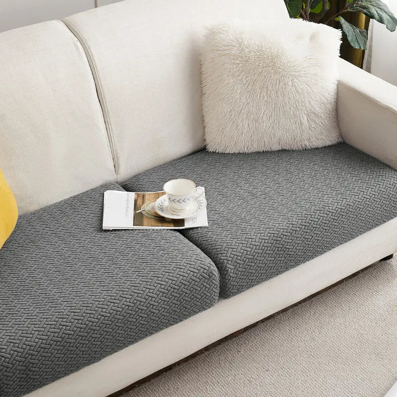 Housse Assise Canapé Extensible BRIVINE Grey-S