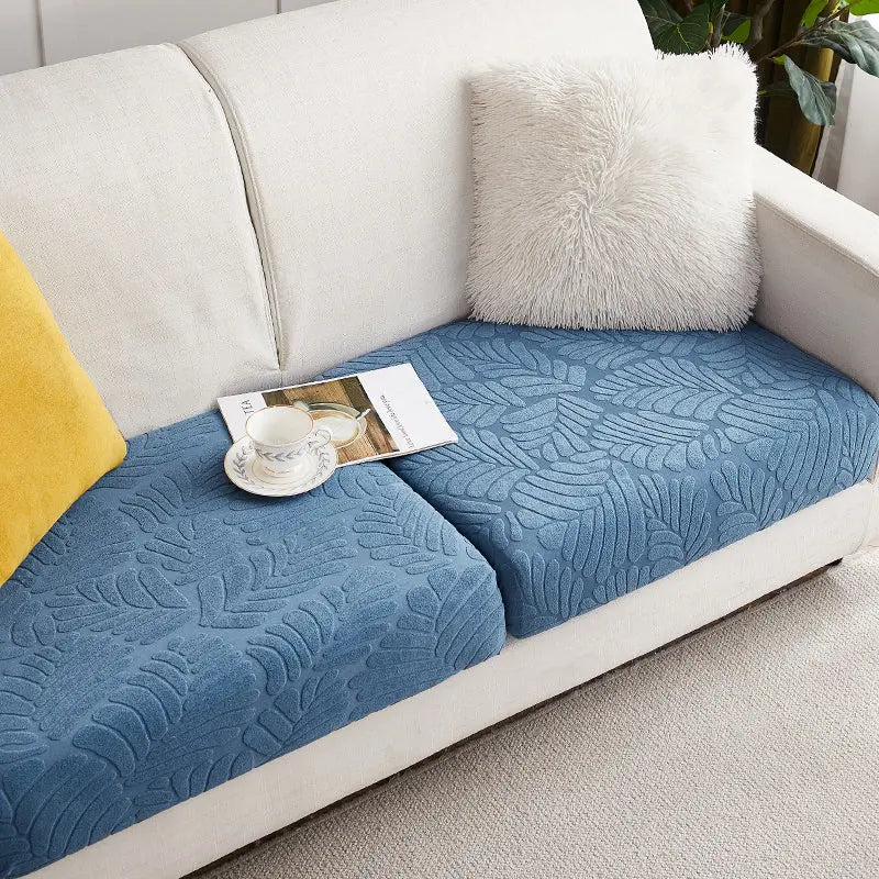 Housse Assise Canapé Extensible BRIVINE Lake blue-Plus XL