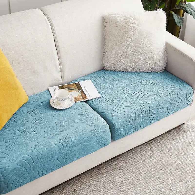 Housse Assise Canapé Extensible BRIVINE Sea blue-Plus M
