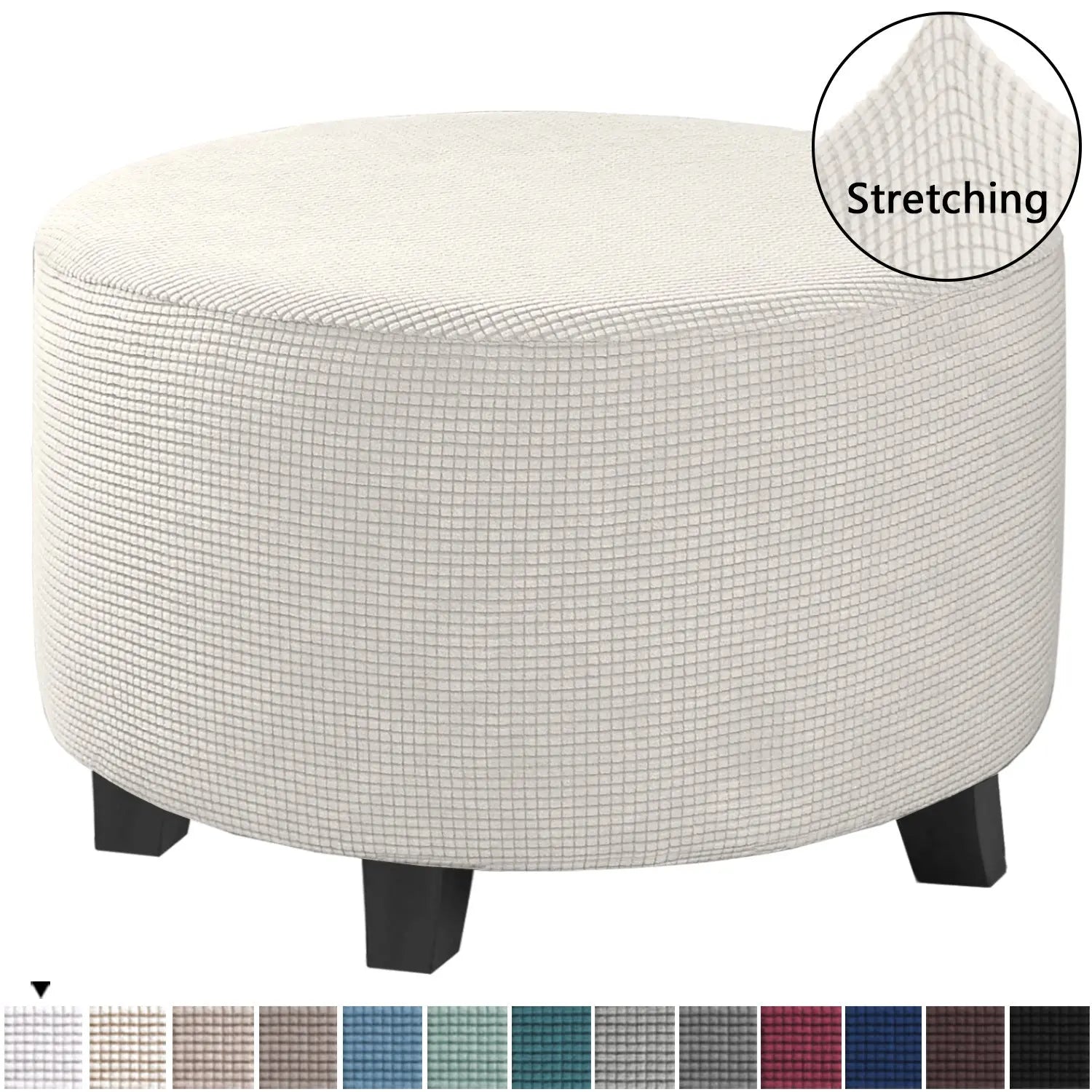 Housse de Banquette Élastique KAVO Tooth white-Medium