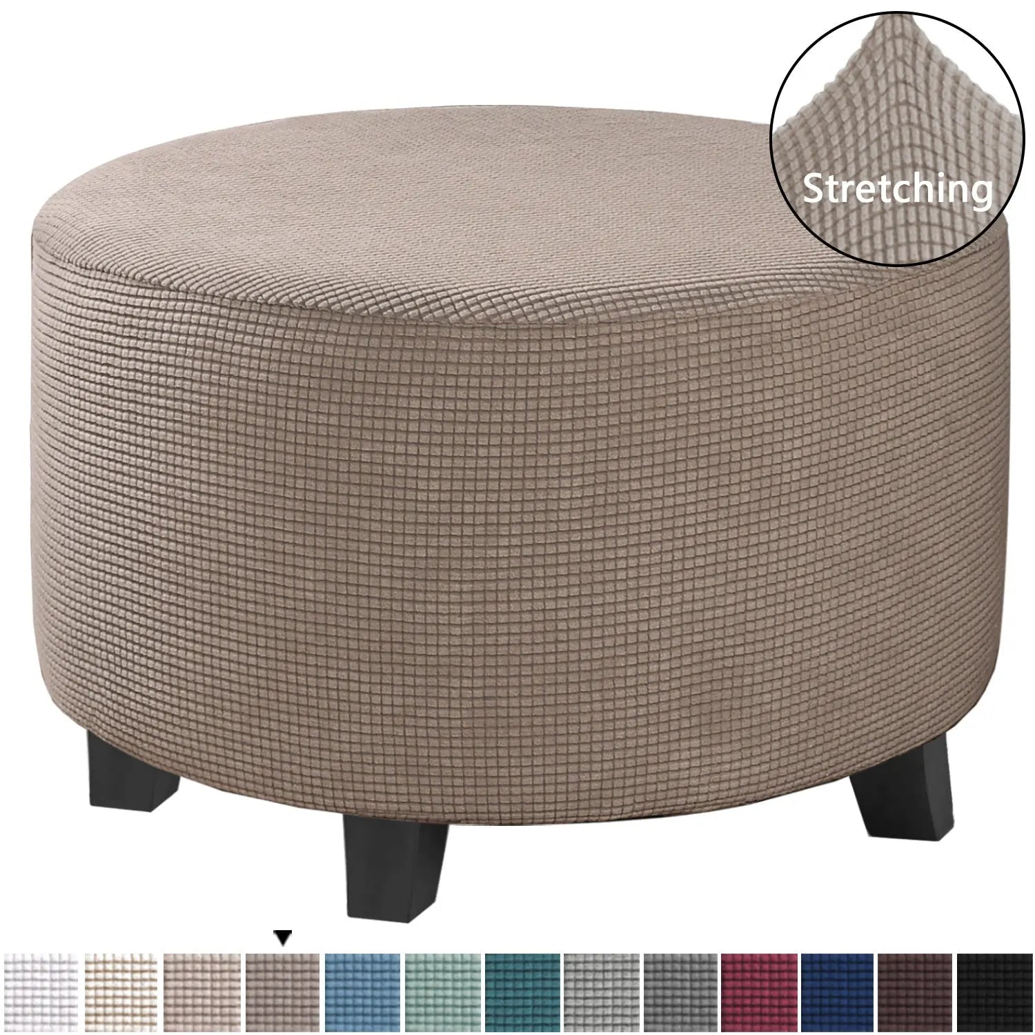 Housse de Banquette Élastique KAVO Taupe-Small