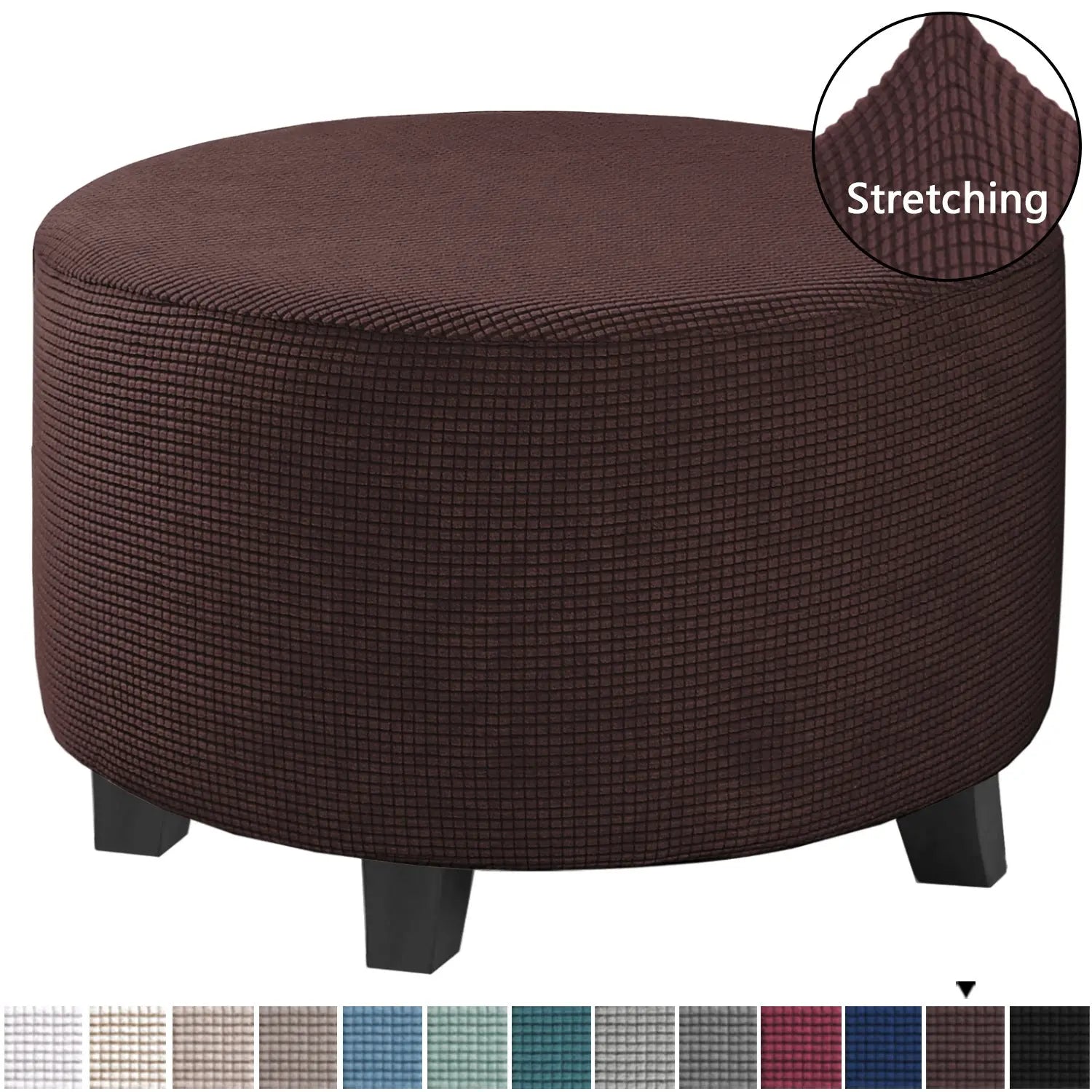 Housse de Banquette Élastique KAVO Brown-Medium