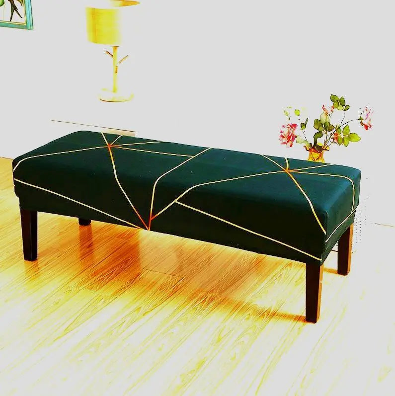 Housse de Banquette Extensible HEXA Colorful-125 × 4 × 30cm