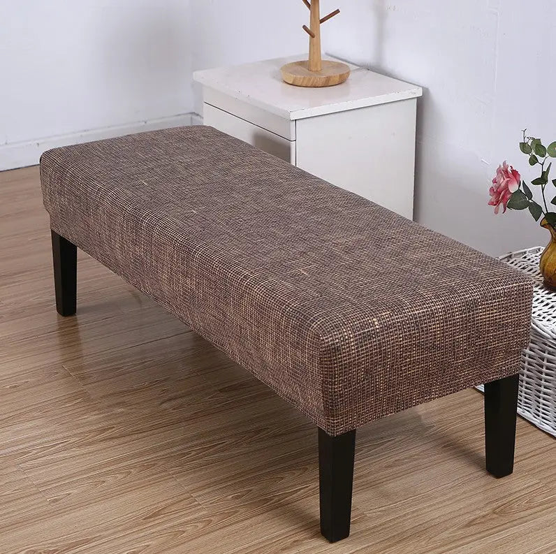 Housse de Banquette Extensible HEXA Brown-75 × 85 × 30cm