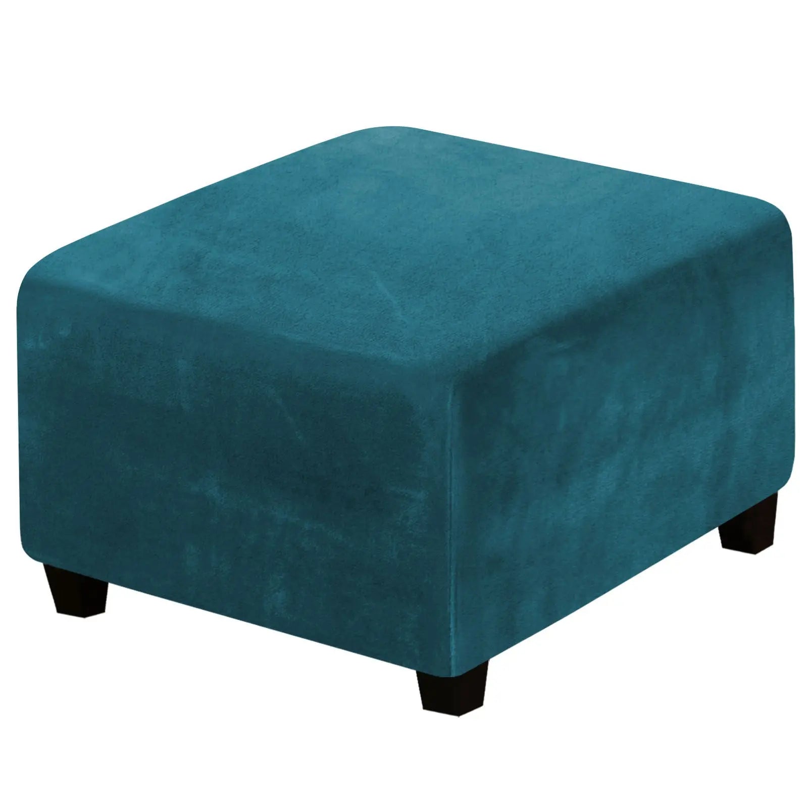 Housse de Banquette Velours AZUR Water Blue-Sofa Cover