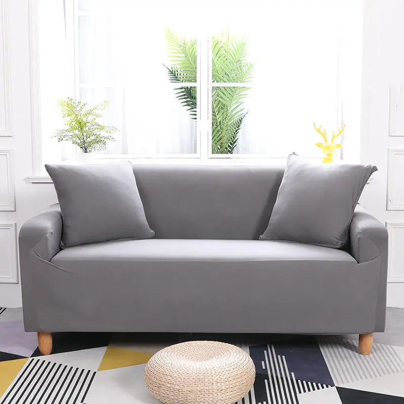 Housse de Canapé Extensible STRETCHY Grey-45x45cm pillow core