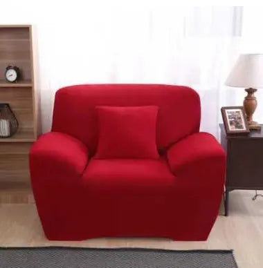 Housse de Canapé Moderne MINISI Red-Single and two pillows