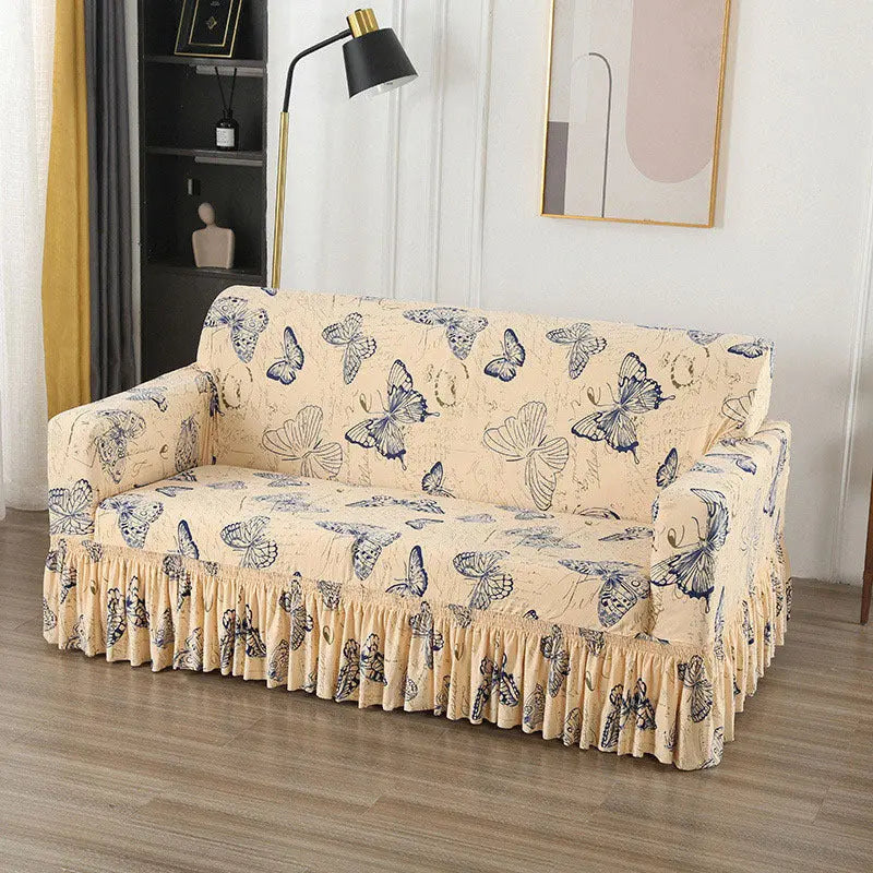 Housse de Canapé Universelle QUOVA Colorful Butterfly-Single Size 90 140cm
