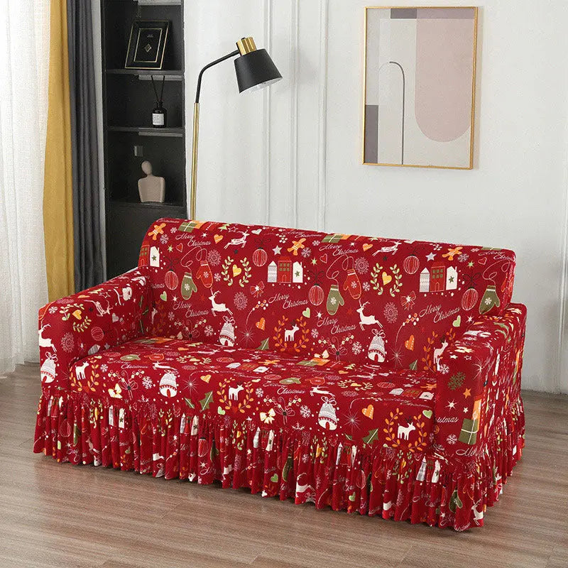 Housse de Canapé Universelle QUOVA Merry Christmas-Three Person Size 190 230cm