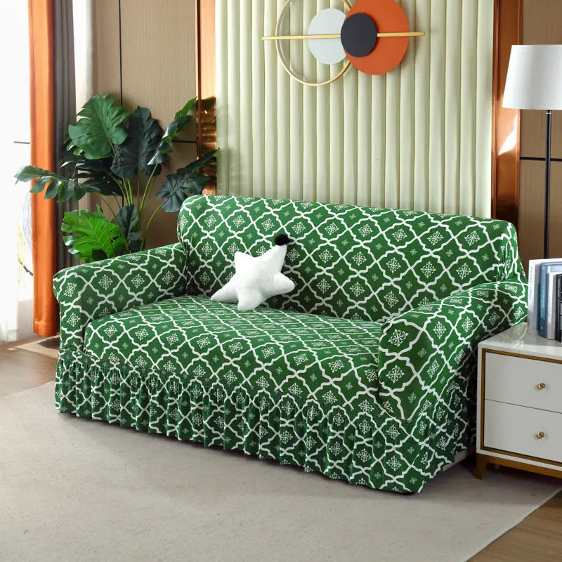 Housse de Canapé Universelle QUOVA British Green-Double Size 145 185cm