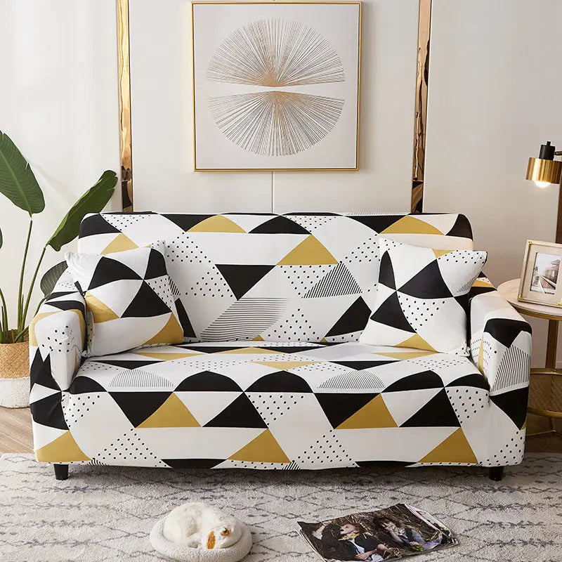 Housse de Canapé Élastique Concubine Elegant-235to300 Four People