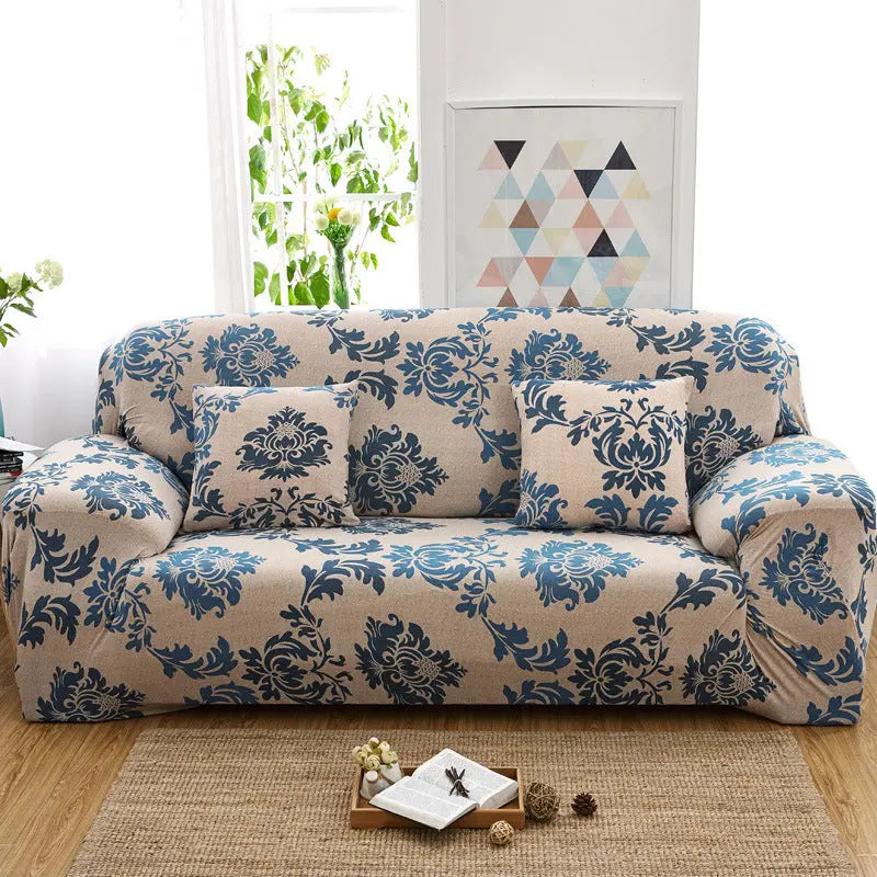 Housse de Canapé Élastique ZELDO Provence-145to185 Double