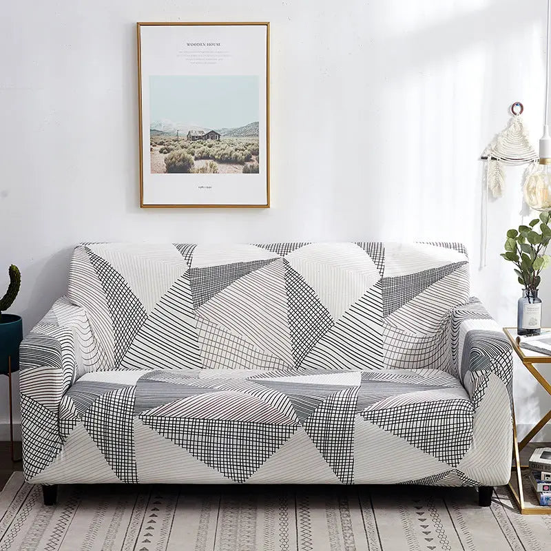 Housse de Canapé Élastique ZELDO Mocha-90to140 Single