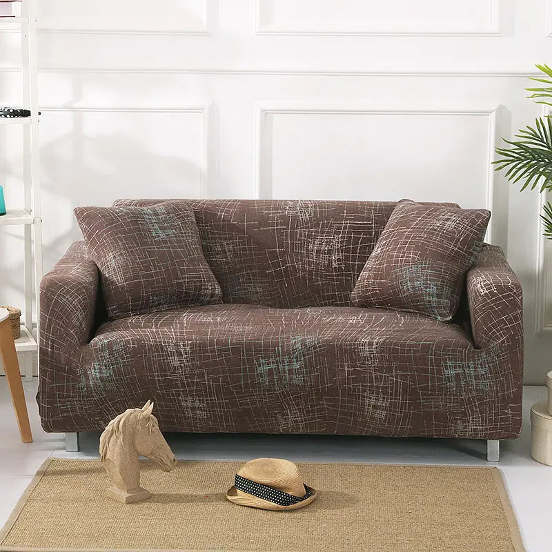 Housse de Canapé Élastique ZELDO Nordic Style-145to185 Double