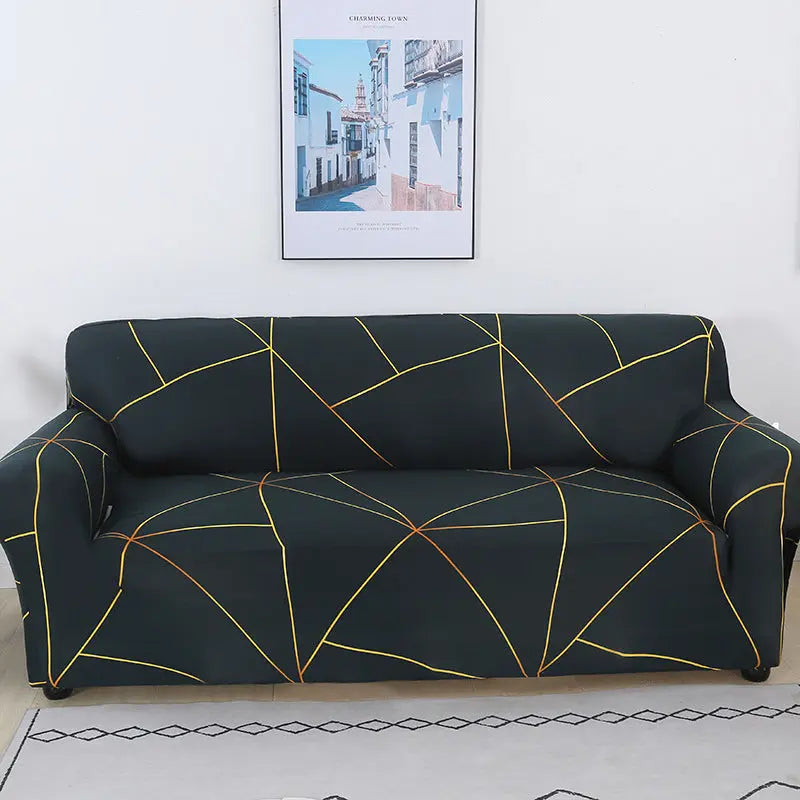 Housse de Canapé Élastique ZELDO Colorful-145to185 Double
