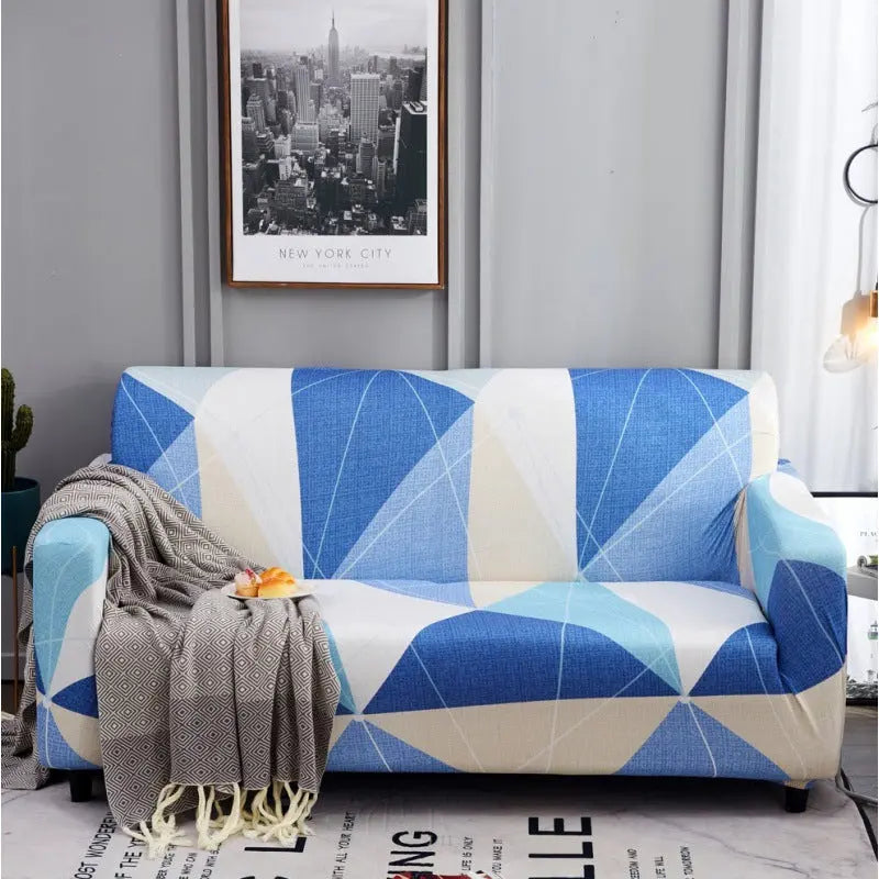 Housse de Canapé Extensible LORNA Sky blue-145to 185cm