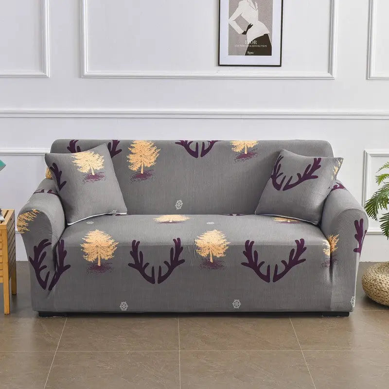 Housse de Canapé Imprimé FLEURIA Deer And Forest-Three