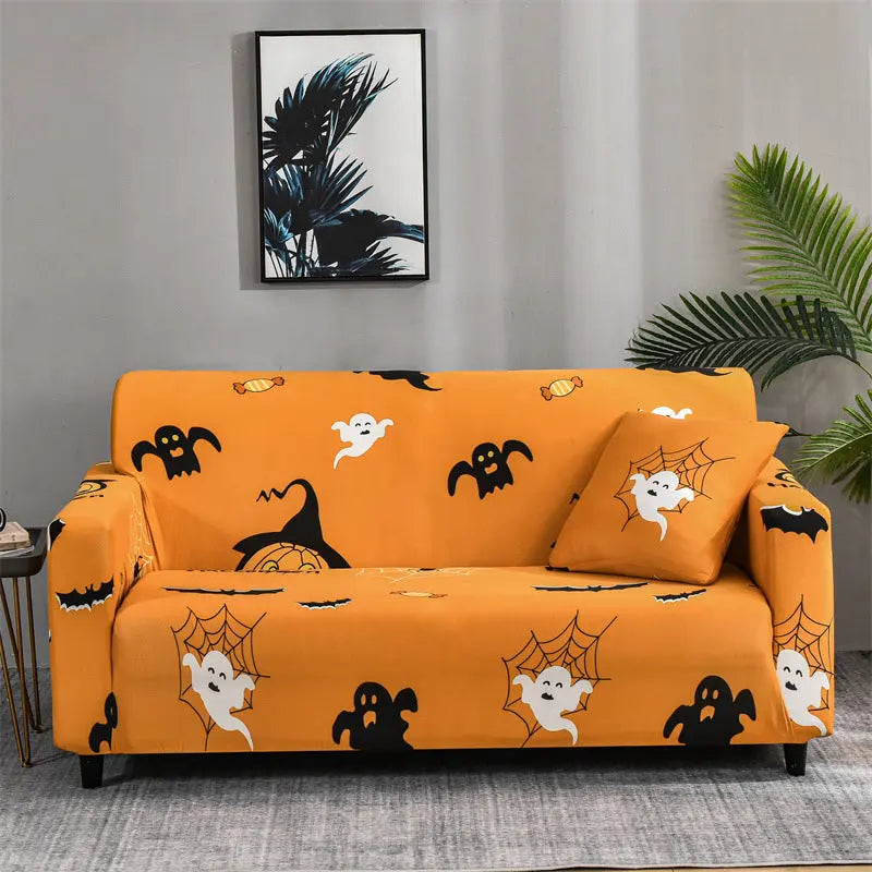 Housse de Canapé Imprimée FELIRAN Orange-S