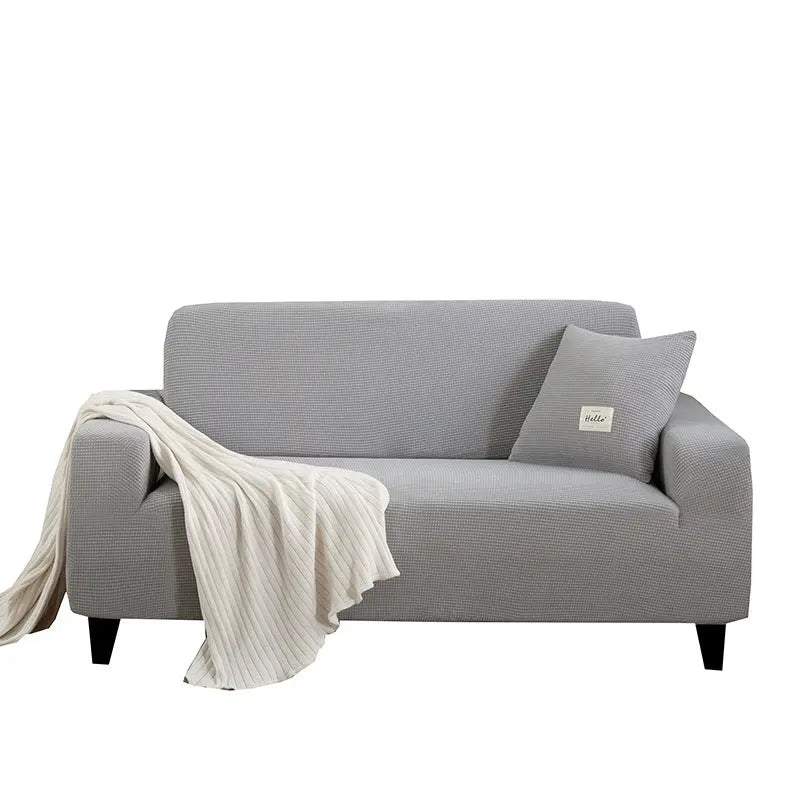 Housse de Canapé Polaire ELIXIR Light Gray-145to185cm