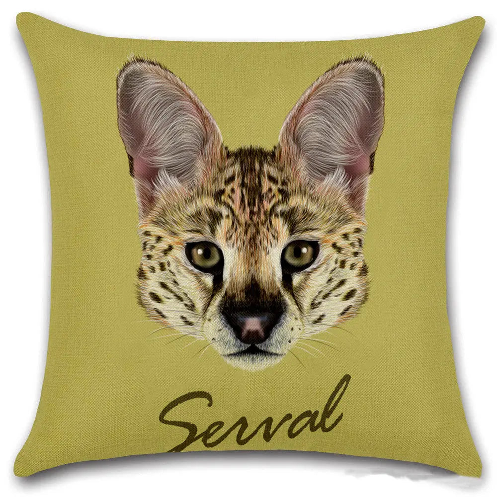 Housse de Coussin Animal Nordique LINNO Style5-45x45cm