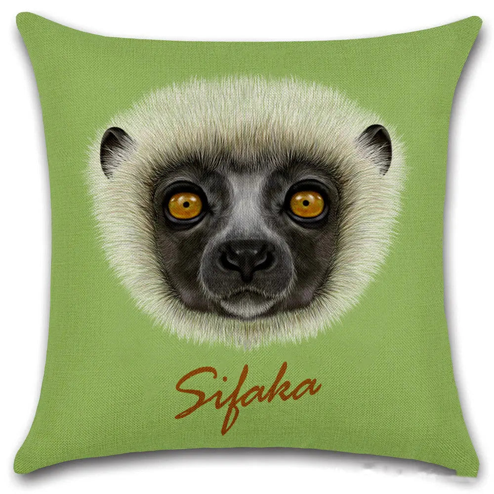 Housse de Coussin Animal Nordique LINNO Style13-45x45cm