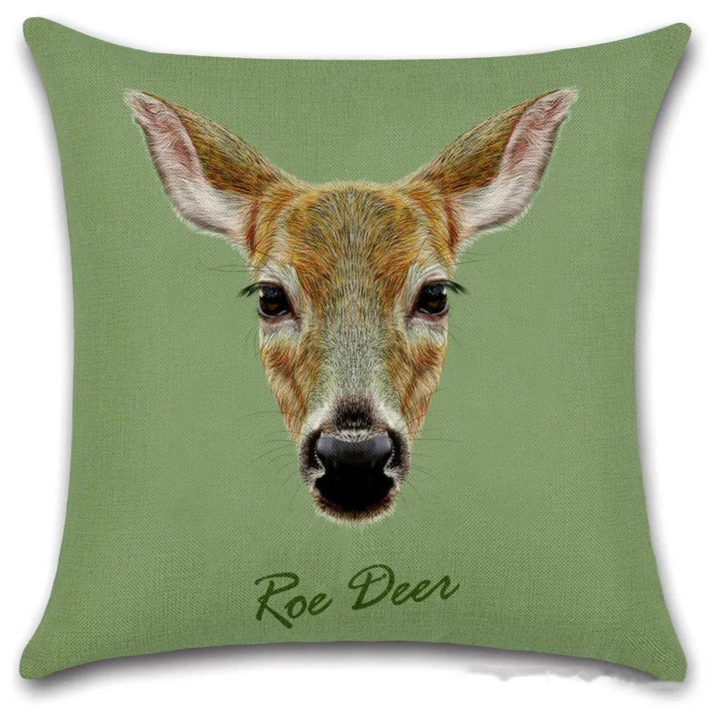 Housse de Coussin Animal Nordique LINNO Style14-45x45cm