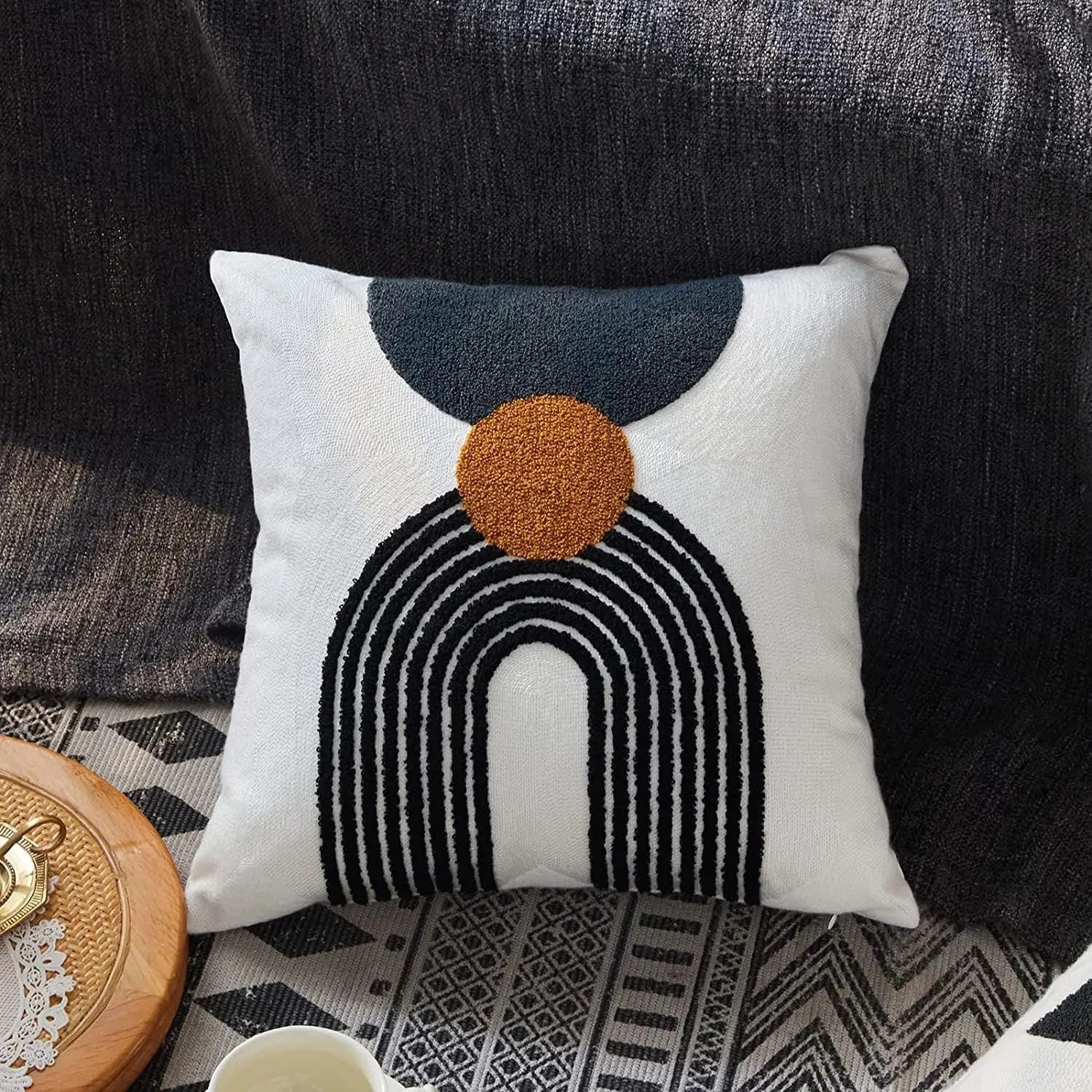 Housse de Coussin Boho Tuft ZINELO Style 4