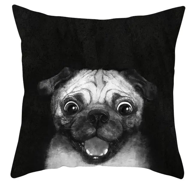 Housse de Coussin Cartoon Animal ANIDECOR DRD9114-45x45cm
