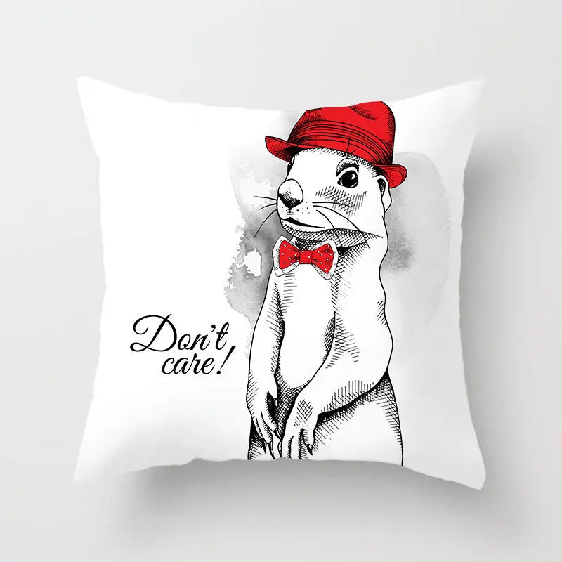 Housse de Coussin Cartoon FIBRI Style22-45x45cm