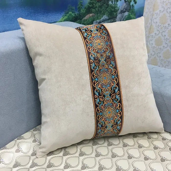Housse de Coussin Déco KOLVIA Beige-40X40cm Without Core