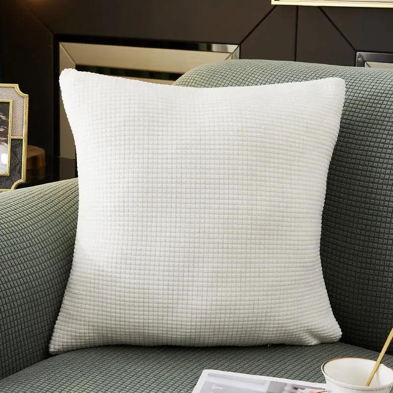 Housse de Coussin Douceur MARE와 Jade White-45x45cm Pillow Case