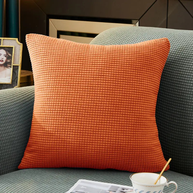 Housse de Coussin Douceur MARE와 Vibrant Orange-40x40cm Pillow Case