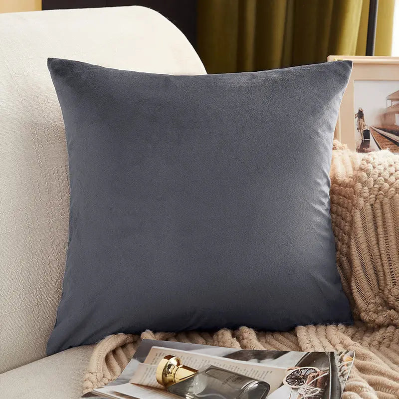 Housse de Coussin Douceur MARE와 Smoky Gray-40x40cm Pillow Case