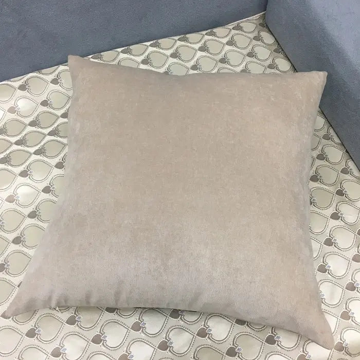 Housse de Coussin Européen Style AXORA Beige Solid Color-50X50cm Without Core