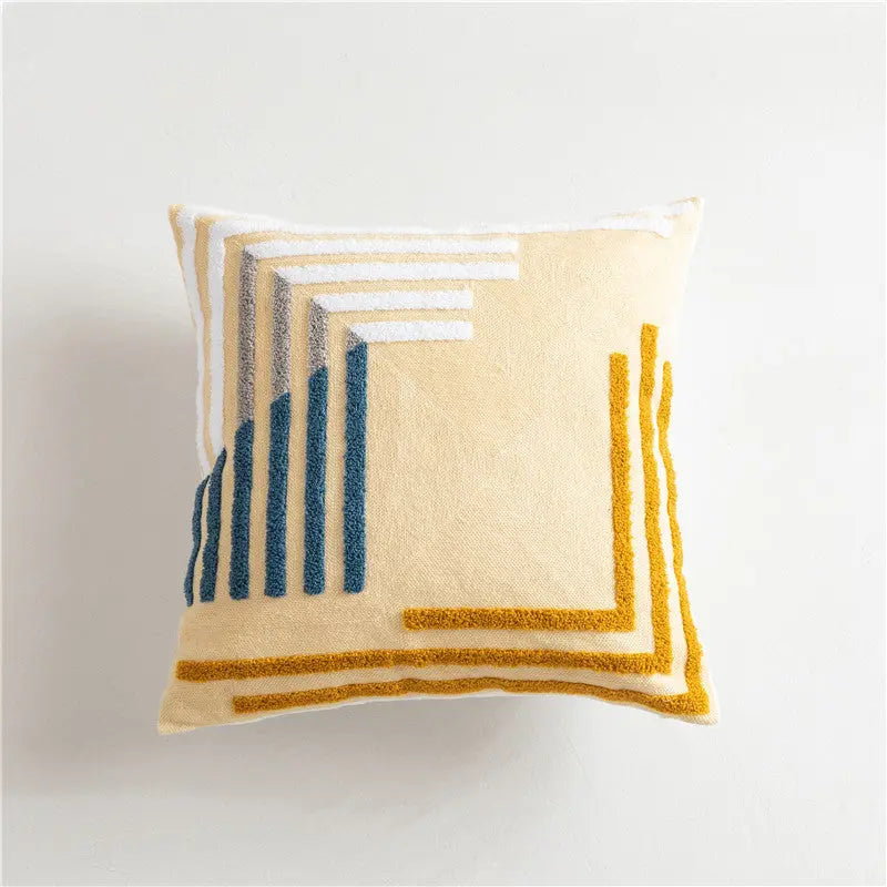 Housse de Coussin Géométrique BAKLU as shown-C-45x45cm