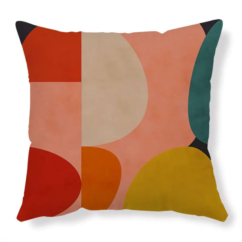 Housse de Coussin Géométrique SIMPLIX BZ32812 Color-45x45cm