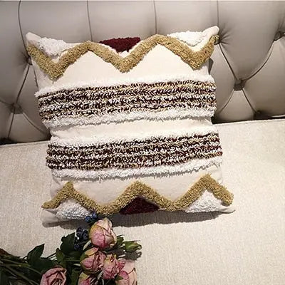 Housse de Coussin Géométrique LINARAQ 4 style