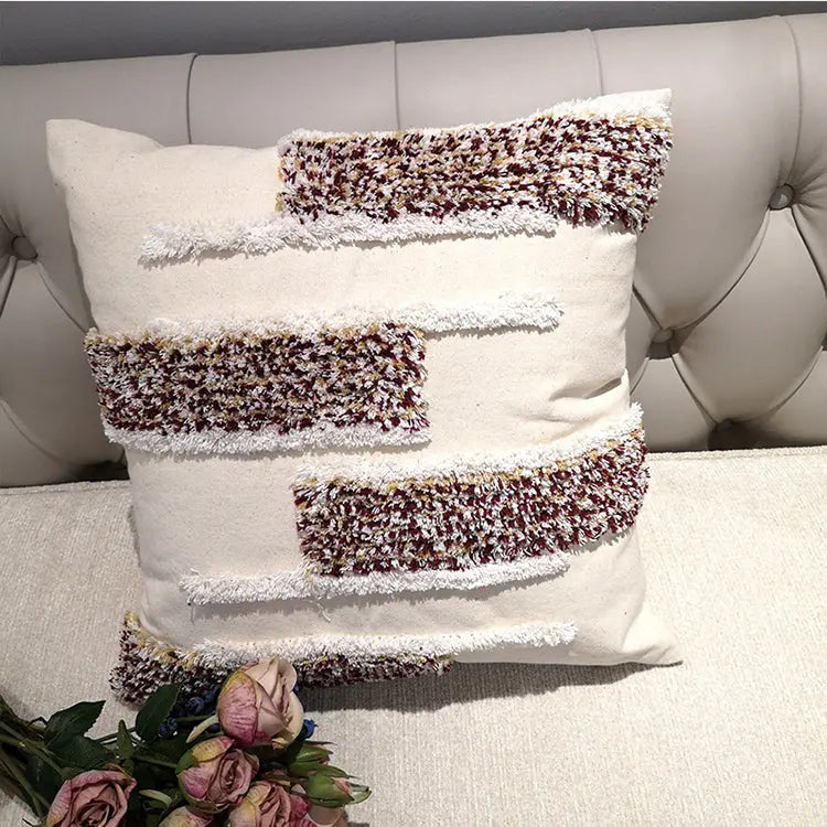 Housse de Coussin Géométrique LINARAQ 3 style