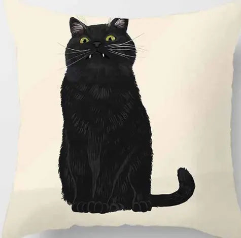 Housse de Coussin Imprimé ZIGRA 45 × 45 Two sided-Cat9