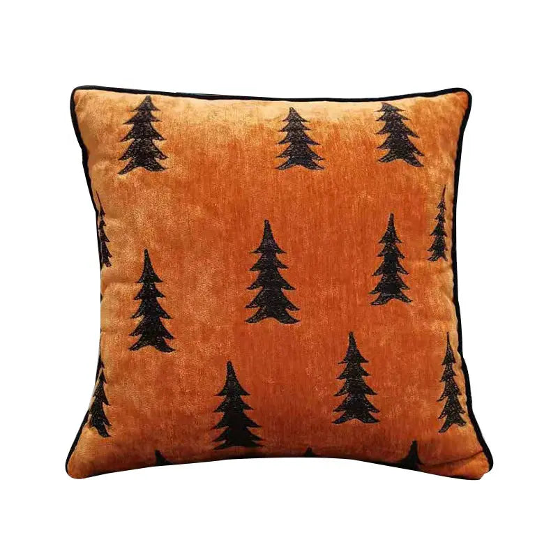 Housse de Coussin Luxe Brodé PINE 2 Style-Pillowcase