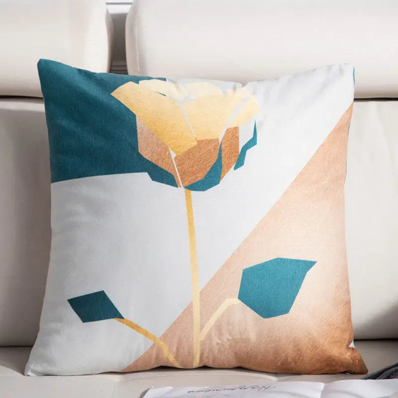 Housse de Coussin Luxe Design NORDIC Plain rose-45X45cm single pillowcase wit
