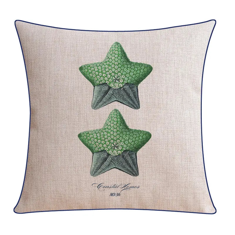 Housse de Coussin Marine ETOILE XH0078-53X53cm Without Core