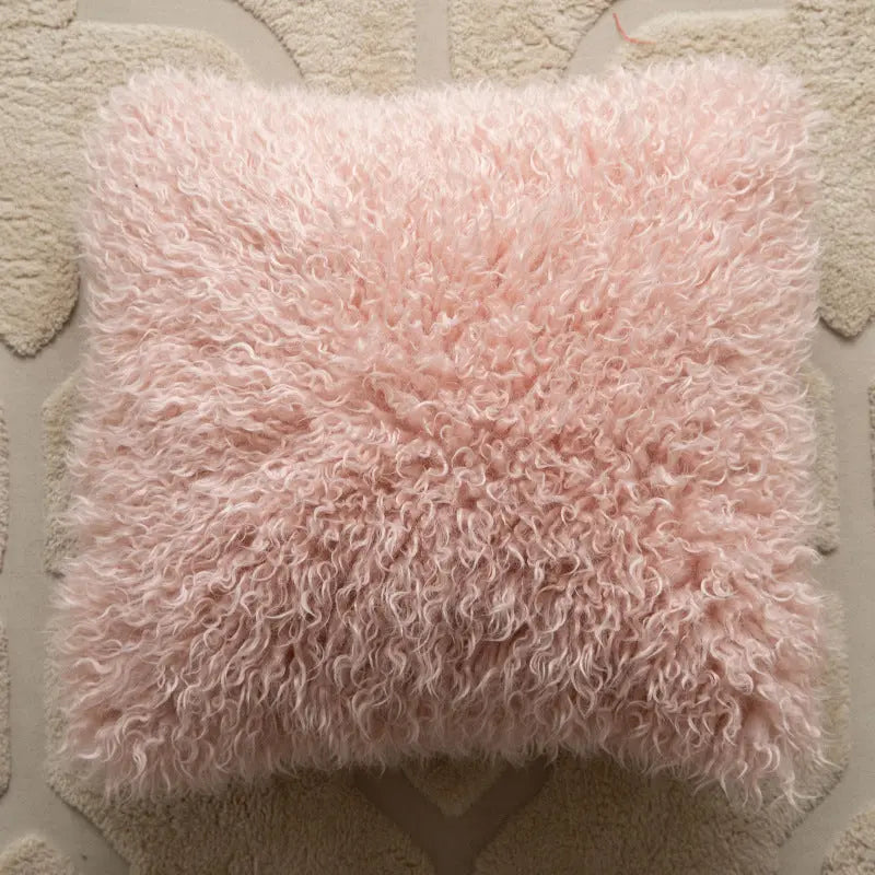 Housse de Coussin Modern Polka DOTLY Plush-45x45cm