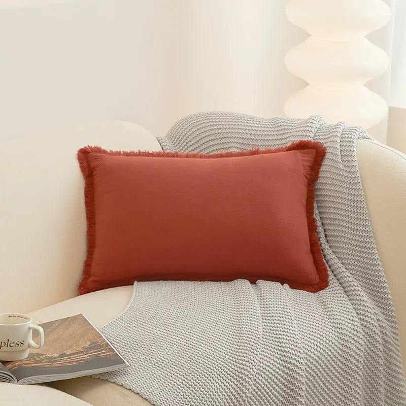 Housse de Coussin Moderne Alora Rust Orange-45X45cm
