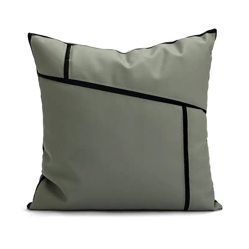 Housse de Coussin Moderne GEPHORA Green-45X45cm Pillowcase