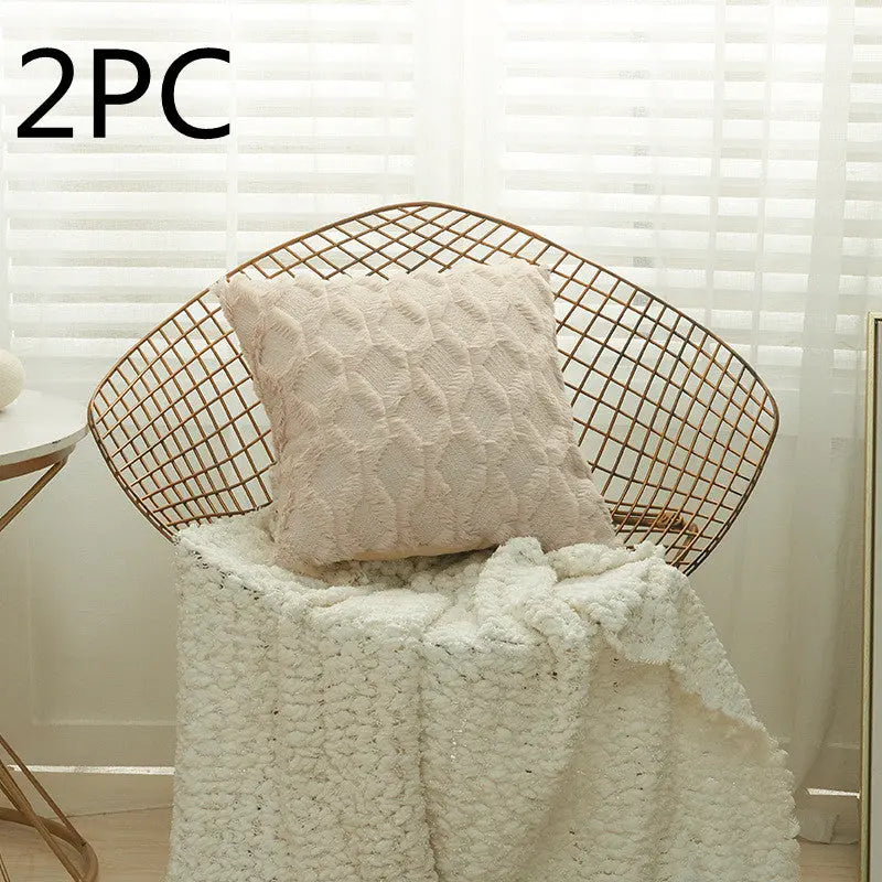 Housse de Coussin Moderne NALIO 30x50cm-Apricot-2PCS